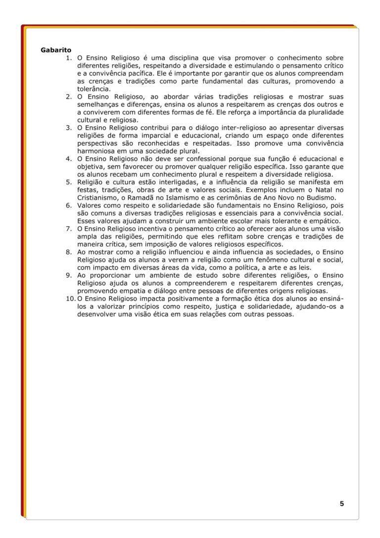 atividades com respostas, com gabaritos 5º ano ensino fudnamental (2)