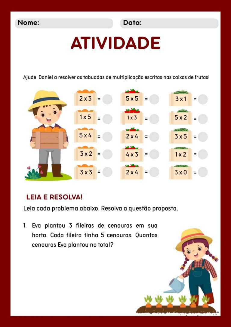 atividades de todas as disciplinas para 3 ano do ensino fundamental