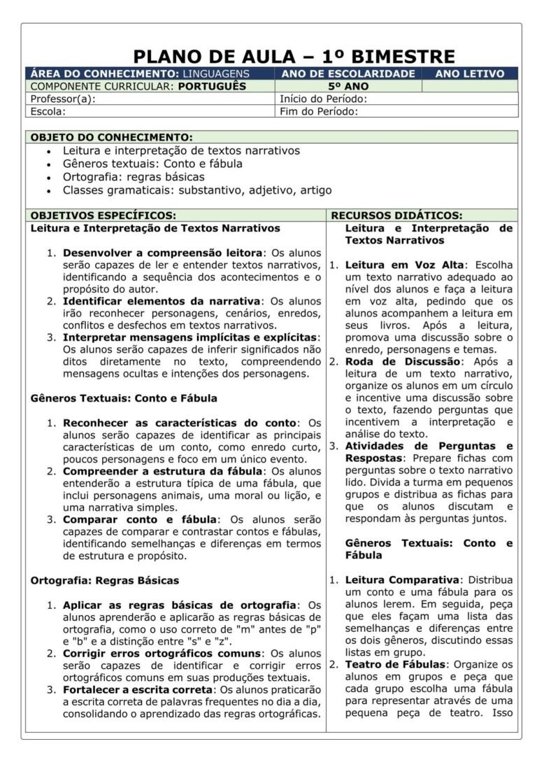 planos de aula de acordo com a bncc para 5 ano fundamental