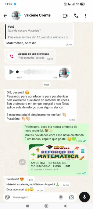 VAL CLIENTE DEPOIMENTO